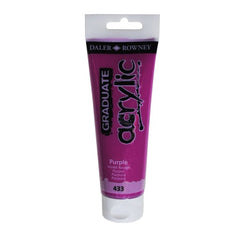 PINTURA ACRILICA GRADUATE 120ML MORADO | 3 UNIDADES | (DALER ROWNEY)
