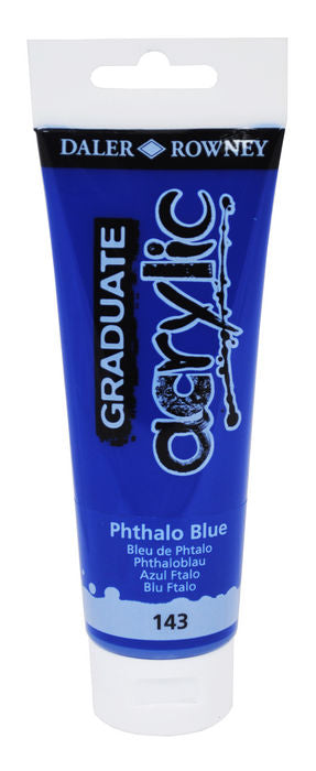 PINTURA ACRILICA GRADUATE 120ML PHTHALO AZUL | 3 UNIDADES | (DALER ROWNEY) Imagen principal del producto