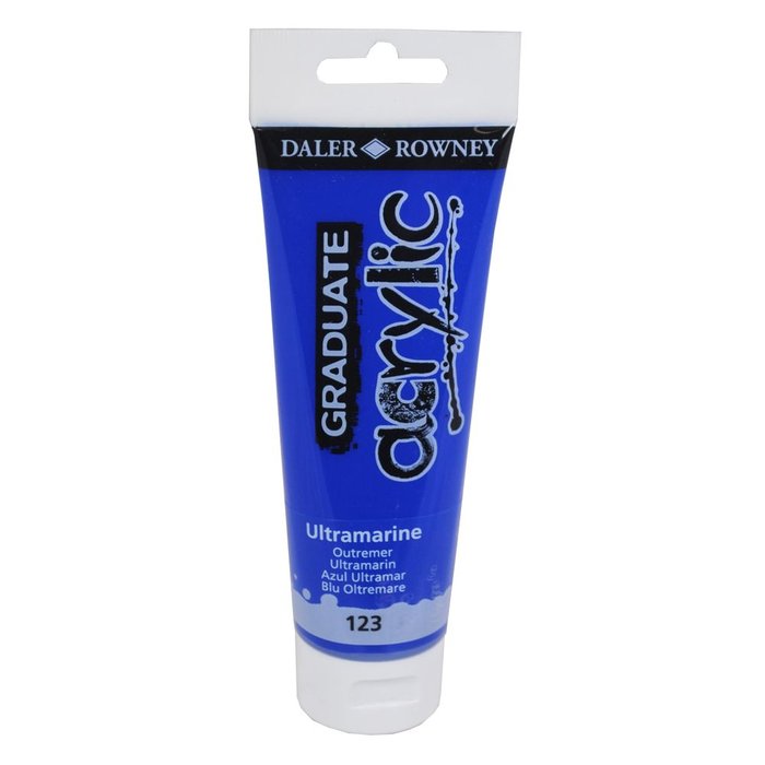 PINTURA ACRILICA GRADUATE 120ML AZUL ULTRAMARINO | 3 UNIDADES | (DALER ROWNEY)
