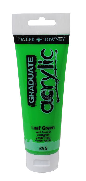 PINTURA ACRILICA GRADUATE 120ML LEAF VERDE | 3 UNIDADES | (DALER ROWNEY)