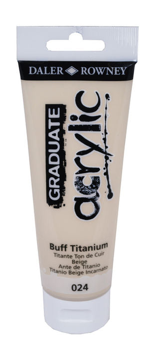 PINTURA ACRILICA GRADUATE 120ML BUFF TITANIUM | 3 UNIDADES | (DALER ROWNEY)