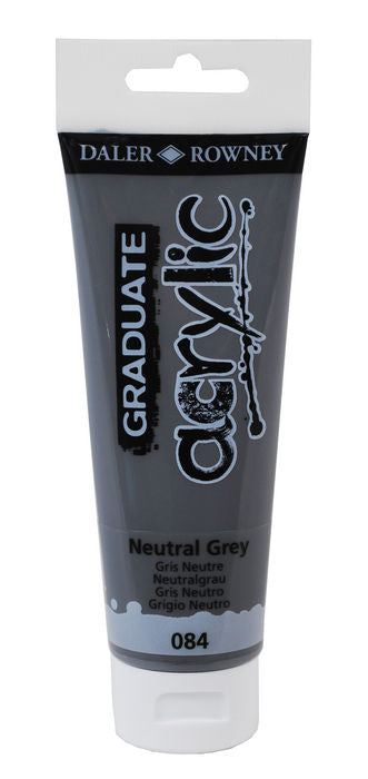 PINTURA ACRILICA GRADUATE 120ML NEUTRAL GRIS | 3 UNIDADES | (DALER ROWNEY) Imagen principal del producto