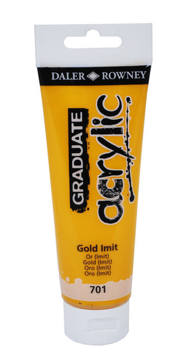 PINTURA ACRILICA GRADUATE 120ML ORO IMIT | 3 UNIDADES | (DALER ROWNEY)