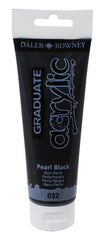 PINTURA ACRILICA GRADUATE 120ML PEARL NEGRO | 3 UNIDADES | (DALER ROWNEY)