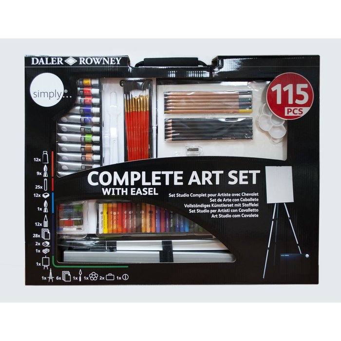 Set de Arte Completo 115 Piezas Daler Rowney Imagen principal del producto