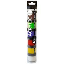 SET PINTURA ACRILICA 18ML 6 COLORES | 1 UNIDADES | (DALER ROWNEY) Imagen principal del producto