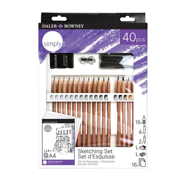 SET ESBOZO 40 PZAS | 1 UNIDADES | (DALER ROWNEY) Imagen principal del producto