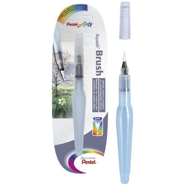 BLISTER PINCEL AGUA PARA ACUARELA LAPIZ CERAS PUNTA MEDIA | 1 UNIDADES | (PENTEL)