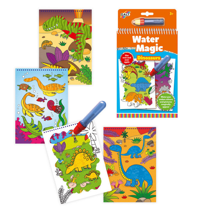 Libreta para Colorear Water Magic Dinosaurs DISET