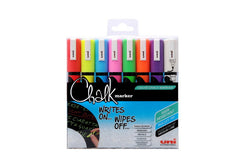 Estuche Rotulador Uni Chalk Tiza Liquida 1,8-2,5Mm 8 Colore | Uni-Ball | Pack 1 Unidades