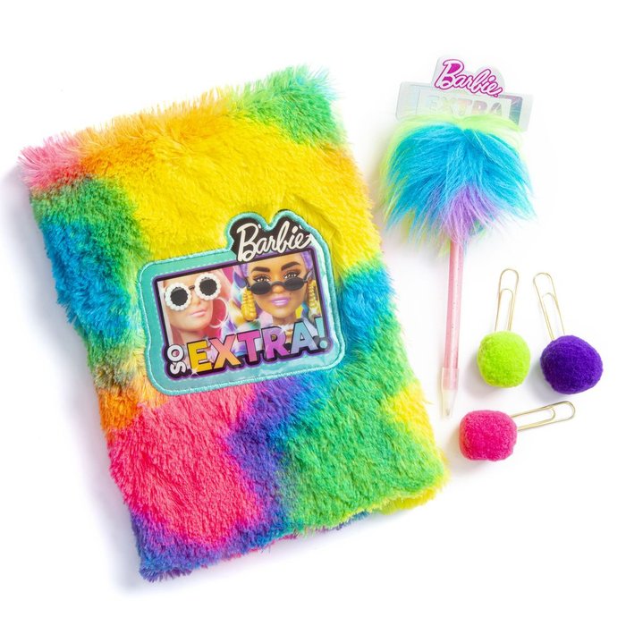 DIARIO DE PELUCHE BARBIE CON BOLIGRAFO | 1 UNIDADES | (NEW IMPORT SL)