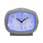 Reloj despertador plateado esfera LED Widdop