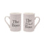 SET DE TAZAS AMORE DE 2 PIEZAS - THE BOSS / THE REAL BOSS | WIDDOP | 1 UNIDAD | 5017224554825