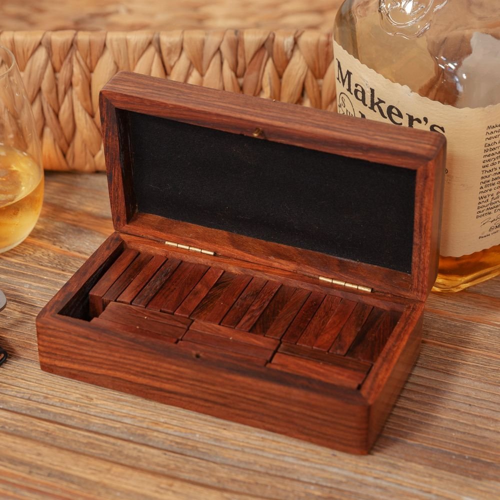 Juego Dominó en Caja de Madera Harvey Makin