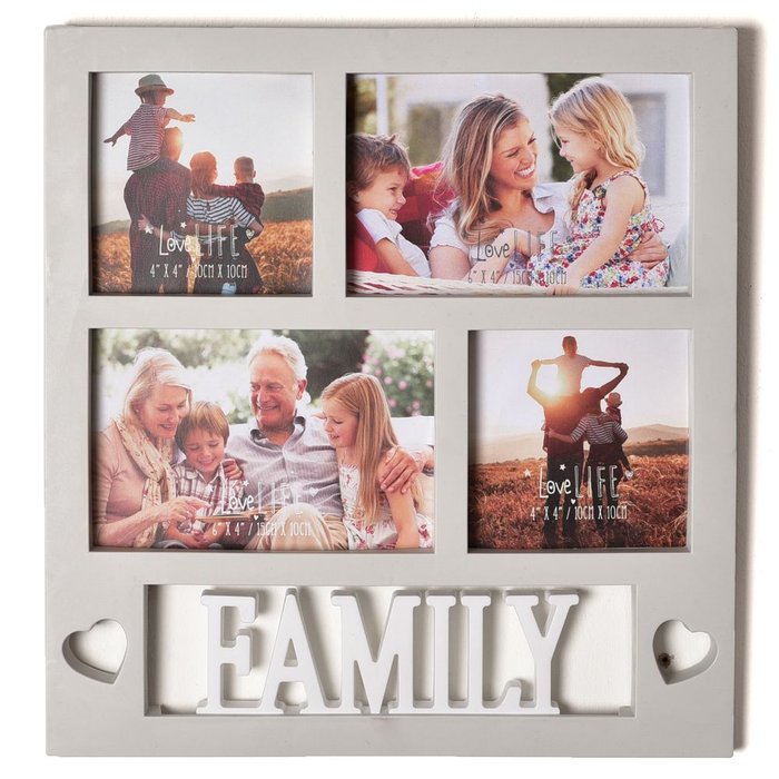 MARCO FOTOS COLLAGE FAMILIA 15X10 10X10 | 1 UNIDADES | (WIDDOP) Imagen principal del producto