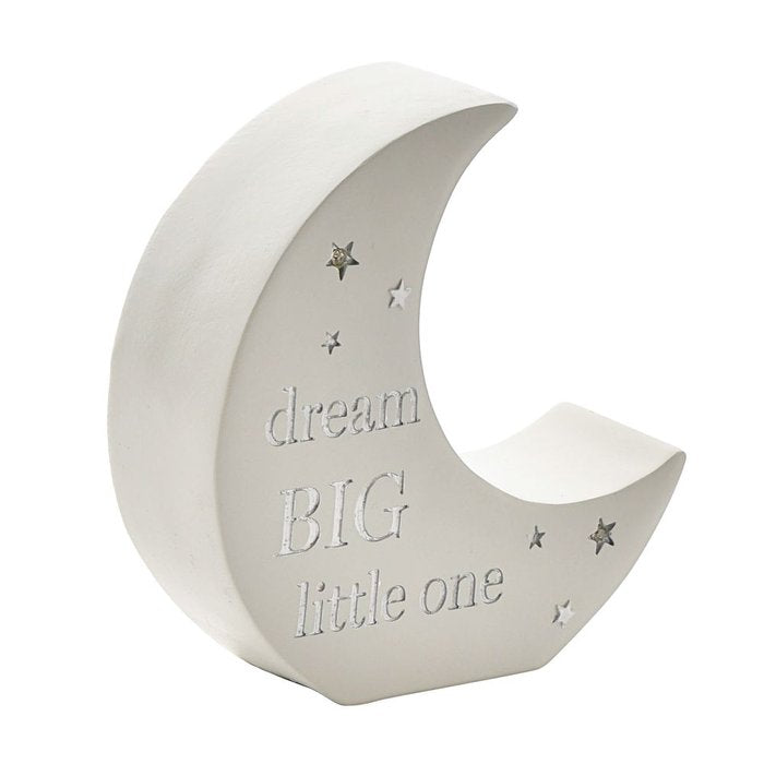 HUCHA LUNA DE RESINA DREAM BIG 15CM | WIDDOP | 1 UNIDAD | 5017224945265