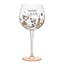 Copa Cristal Loveliest Flores con Caja Regalo WIDDOP