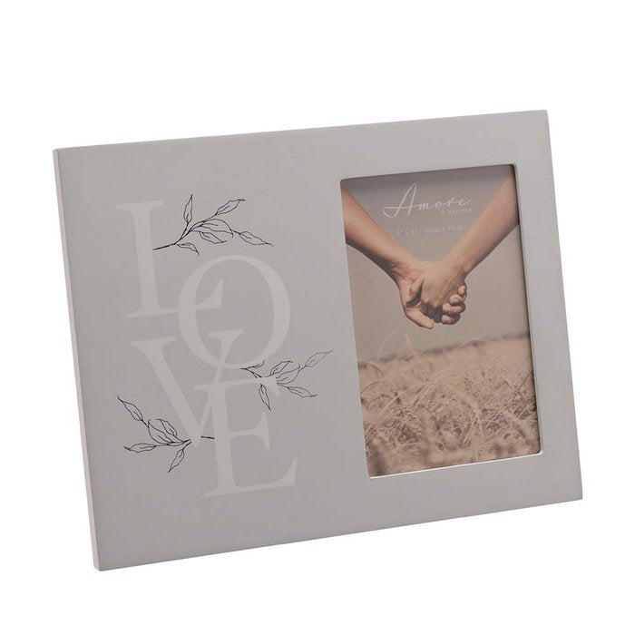 MARCO DE FOTOS GRIS CARTAS DE AMOR 10 X 15 AMORE | 1 UNIDADES | (WIDDOP)