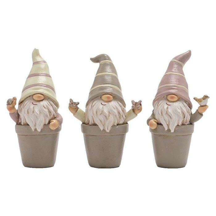 Set 3 Mini Gnomos Country Living WIDDOP Imagen principal del producto