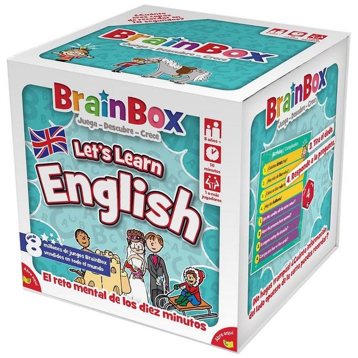 BrainBox Lets Learn English, juego de mesa
