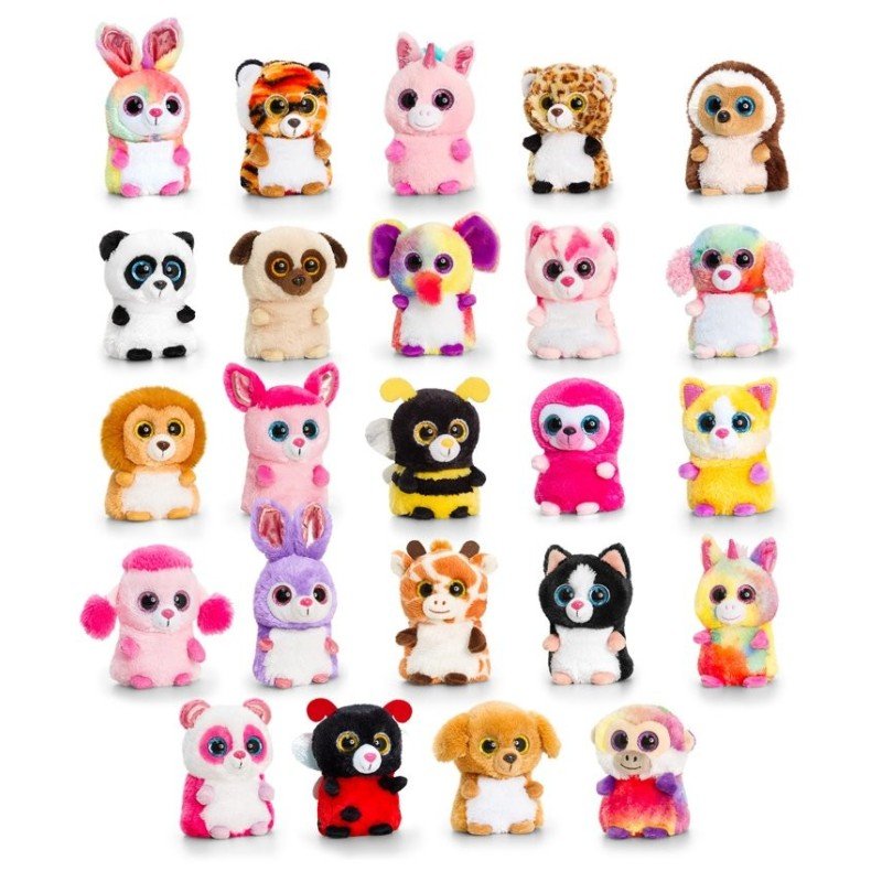 Expositor 24 Peluches Mini Motsu 10 cm Keel Toys