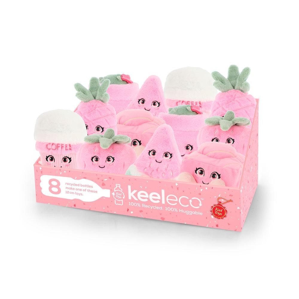 Expositor 12 Peluches Keeeleco Pinkies Keel Toys Imagen principal del producto