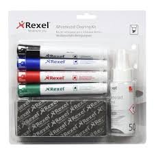 Kit de escritura y limpieza para pizarra blanca Essette