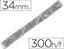 ESPIRAL METALICA 34 MM NEGRO PASO 5:1 CAJA 25 GBC | 1 UNIDADES | (GBC)