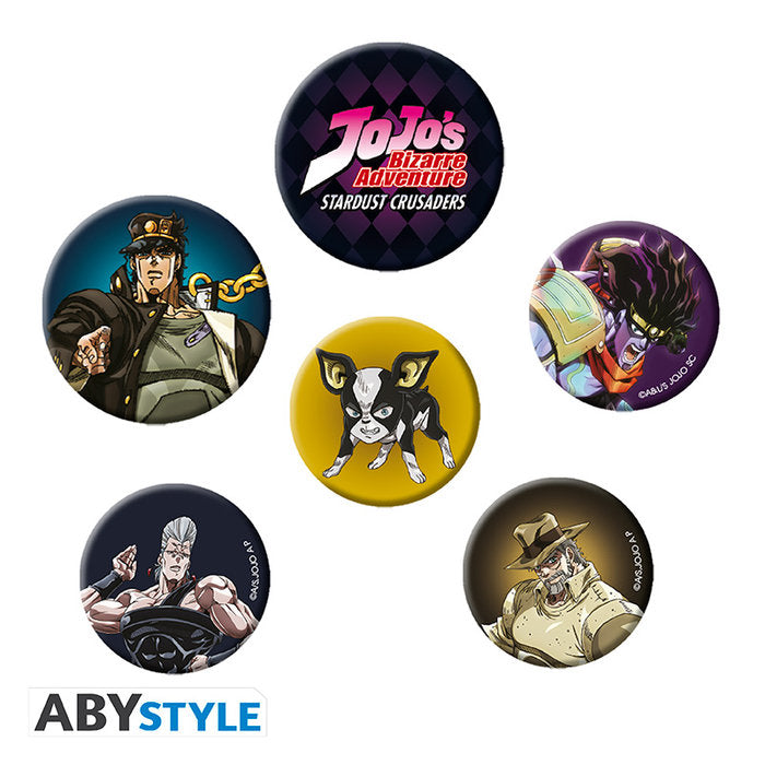 PACK CHAPAS JOJO'S BIZARRE ADVENTURE PERSONAJES | ABYSSE | 1 UNIDAD | 5028486416066 Imagen principal del producto