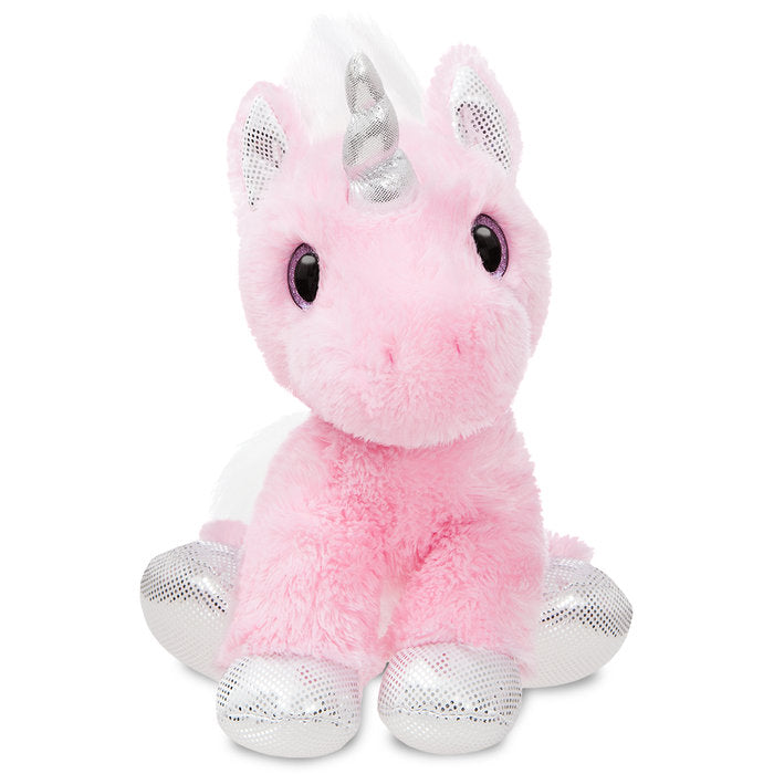 Peluche unicornio rosa 31 cm Aurora Imagen principal del producto