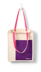 BOLSA ALGODON MORADO Y ROSA | THE COMPANY CALLED IF HOUSE