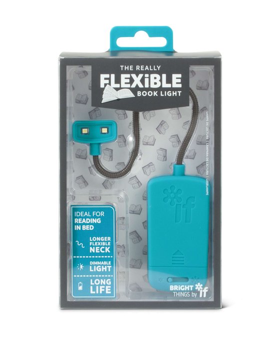 Lámpara de lectura flexible turquesa THE COMPANY CALLED IF HOUSE