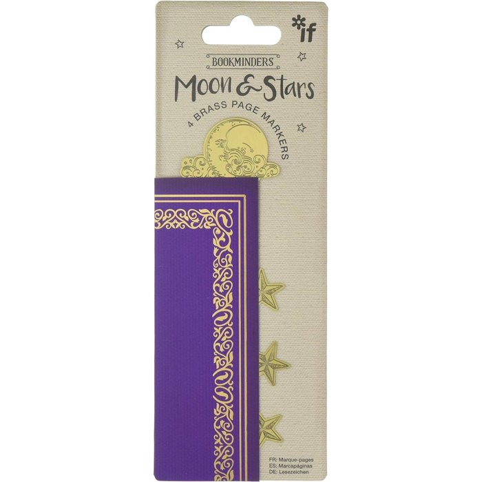 MARCAPAGINAS MODELO LUNA Y ESTRELLAS | 1 UNIDADES | (THE COMPANY CALLED IF HOUSE) Imagen principal del producto
