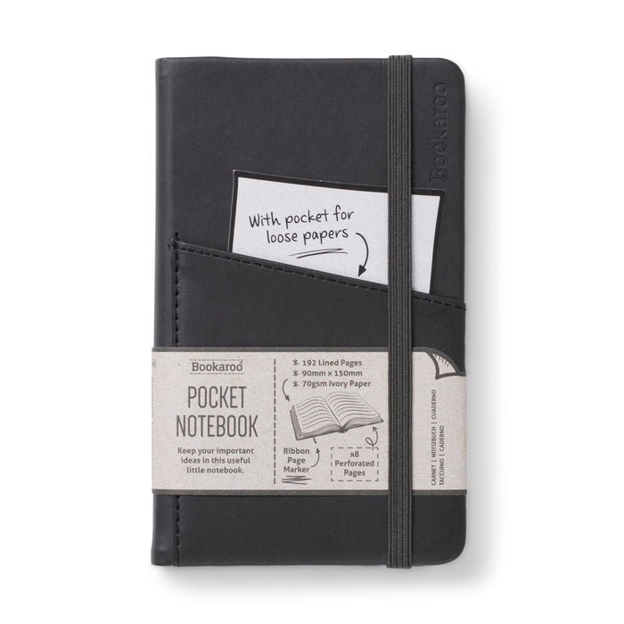 Notebook Pocket A6 Journal Negro Imagen principal del producto