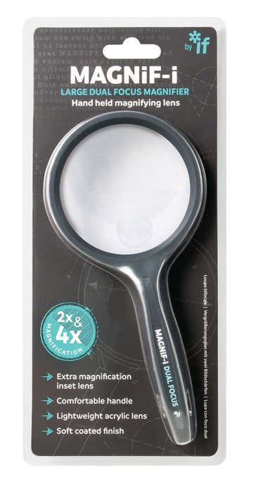 Lupa con Mango Magnif-i Large Dual Focus Magnifier Marca The Company Called If House