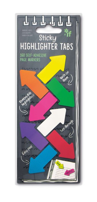 STICKERS MARCADORES LECTURA HIGHLIGHTER TABS | THE COMPANY CALLED IF HOUSE | 1 UNIDAD | 5035393457013 Imagen principal del producto