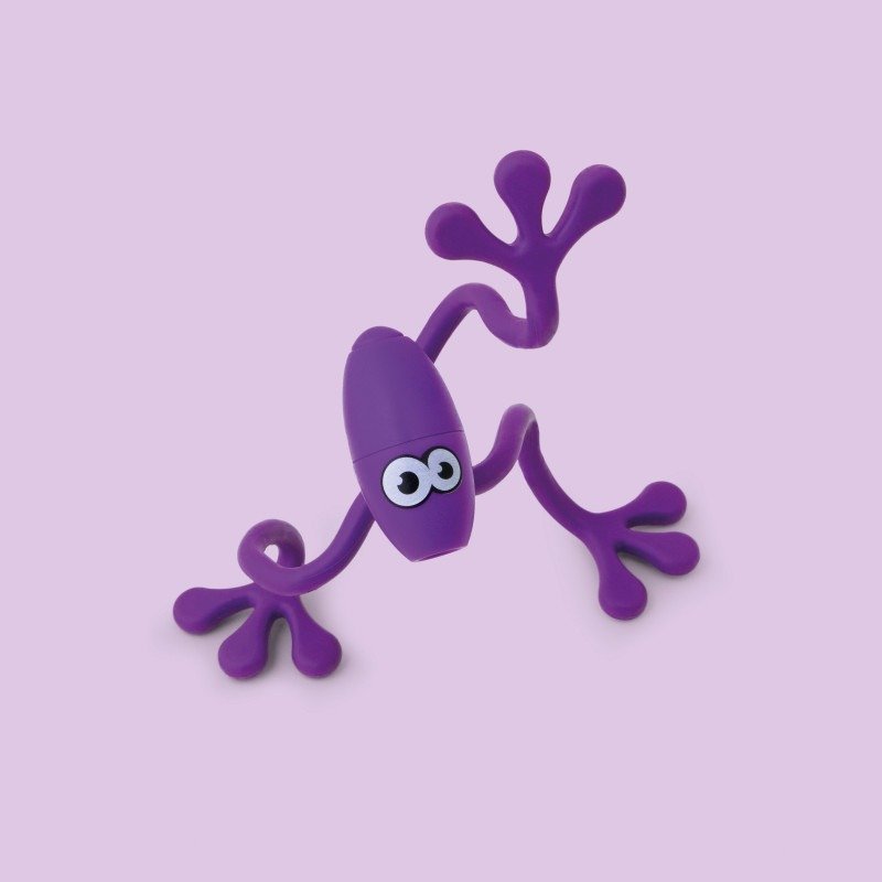Lámpara lectura flexible Bendy Light morado