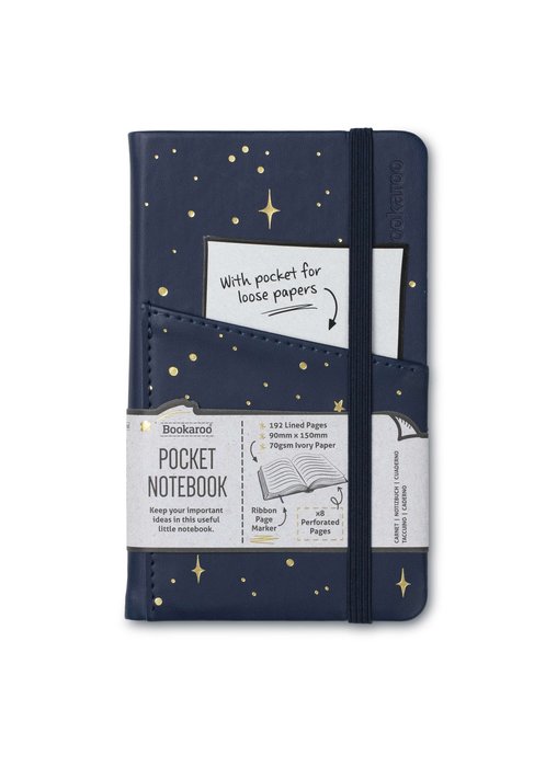 Notebook Pocket A6 Journal Moon & Stars THE COMPANY CALLED IF HOUSE Imagen principal del producto