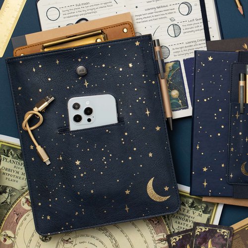 Funda libro cuero Moon & Stars - The Company Called If House