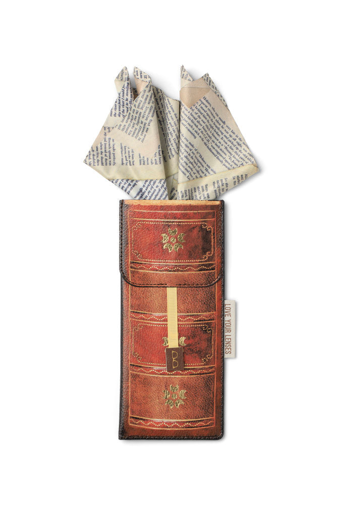 Funda gafas + pañuelo libro The Company Called If House
