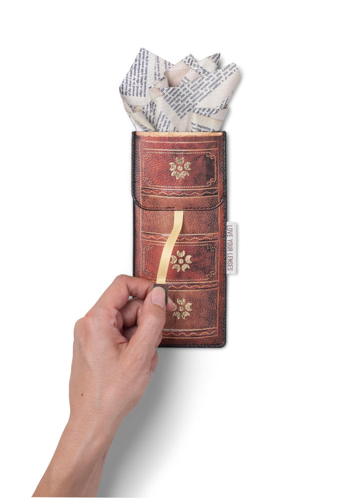Funda gafas + pañuelo libro The Company Called If House