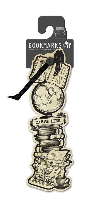 MARCAPAGINAS CARPE DIEM | 3 UNIDADES | (THE COMPANY CALLED IF HOUSE) Imagen principal del producto