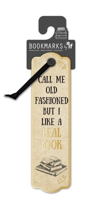 MARCAPAGINAS LITERARIO CALL ME OLD FASHIONED | 3 UNIDADES | (THE COMPANY CALLED IF HOUSE) Imagen principal del producto