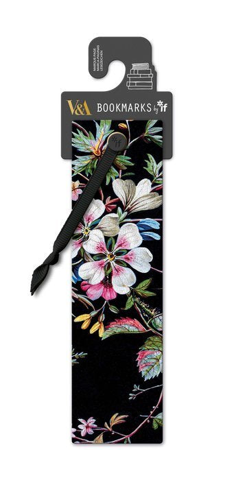 MARCAPAGINAS V&A BLACK FLORAL | 3 UNIDADES | (THE COMPANY CALLED IF HOUSE) Imagen principal del producto