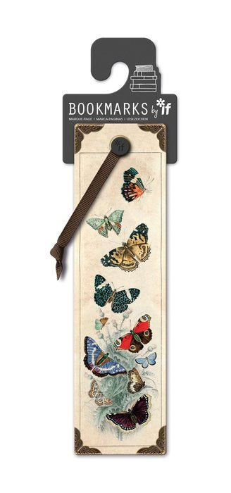 MARCAPAGINAS VINTAGE BUTTERFLIES | 3 UNIDADES | (THE COMPANY CALLED IF HOUSE) Imagen principal del producto