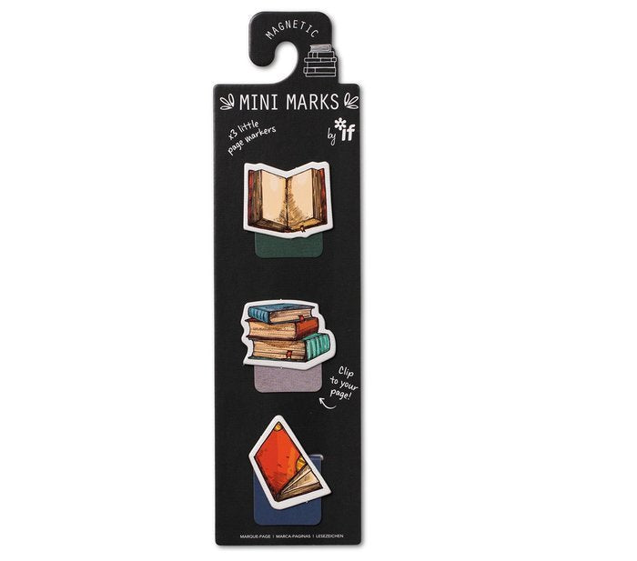 MINI MARCAPAGINAS MAGNETICOS MODELO LIBROS | 3 UNIDADES | (THE COMPANY CALLED IF HOUSE) Imagen principal del producto