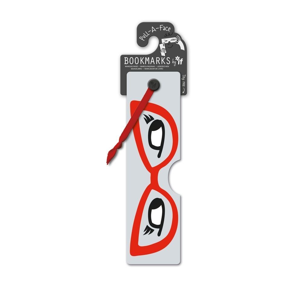 MARCAPAGINAS GAFAS ROJAS | 3 UNIDADES | (THE COMPANY CALLED IF HOUSE) Imagen principal del producto