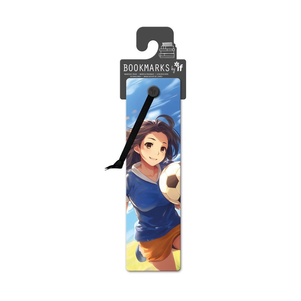 MARCAPAGINAS MANGA - CHICA FUTBOLISTA | 3 UNIDADES | (THE COMPANY CALLED IF HOUSE) Imagen principal del producto