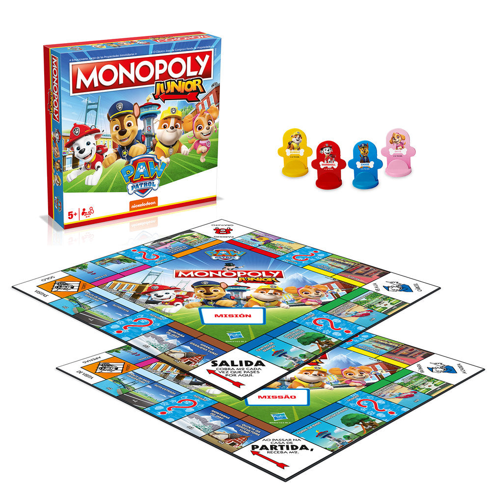 Juego de Mesa Monopoly Junior La Patrulla Canina Winning Moves CT