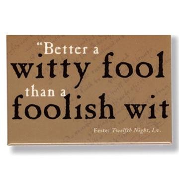 IMAN RECTANGULAR WITTY FOOL | CUSTOMWORKS | 1 UNIDAD | 5038680002415 Imagen principal del producto